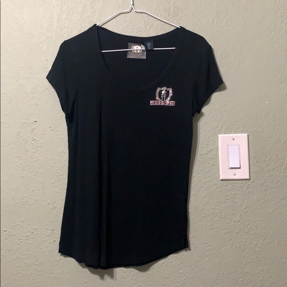 Happy Millionaire Shirt w/ Swarovski Crystals